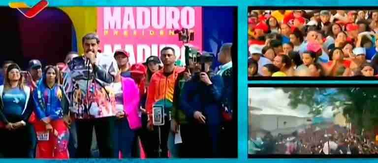 Maduro vaticina “un baño de sangre y una guerra civil” si no gana las elecciones
