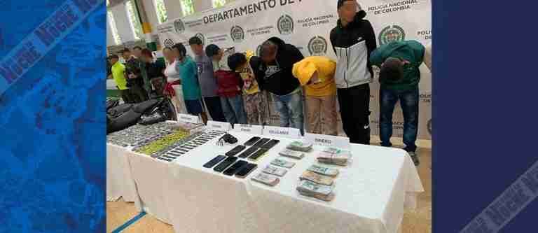Capturaron 17 personas que generaban rentas ilegales de 216 millones de pesos al mes