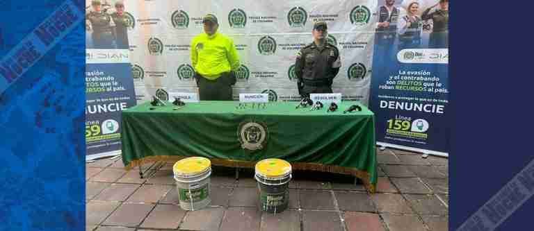 En modo de encomienda pretendían mandar armamento para Necoclí
