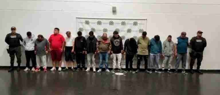 En Bello capturaron 18 integrantes de los GDO Pachelly, acusados de secuestro y extorsión