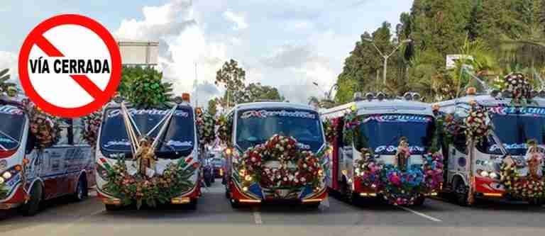 Estos son los cierres viales por el desfile de la Virgen del Carmen