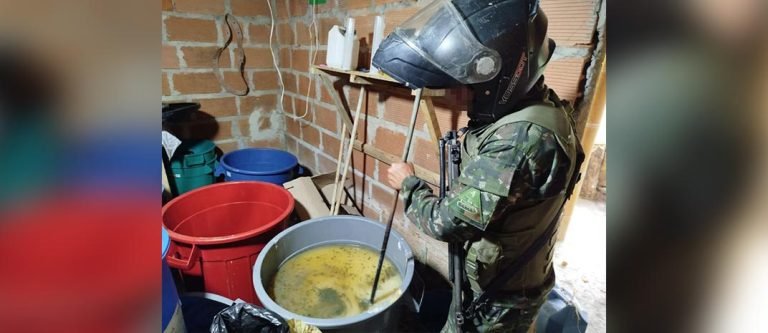 En una casa del Oriente Antioqueño producían Clorhidrato de Cocaína