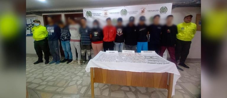 Duro golpe contra el microtráfico en Itagüí, dejó 11 capturados