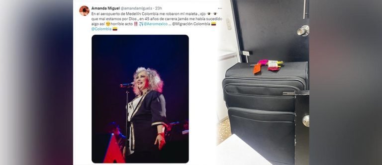 Apareció la maleta de Amanda Miguel: al parecer fue una confusión y no un robo