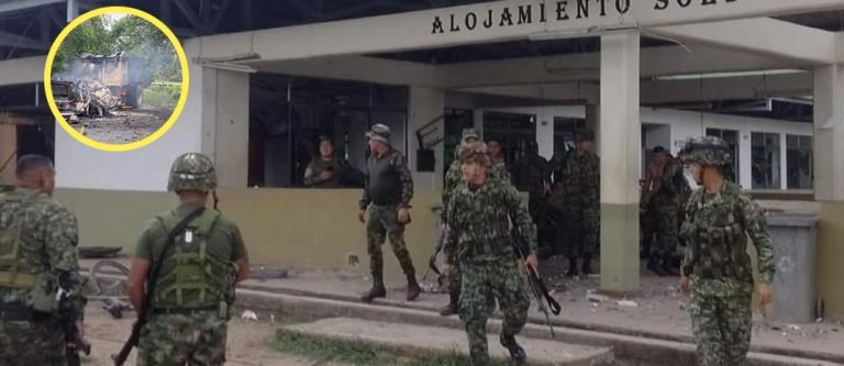 El atentado que dejó 2 soldados muertos y 25 heridos, acabó con las negociaciones de paz con el ELN