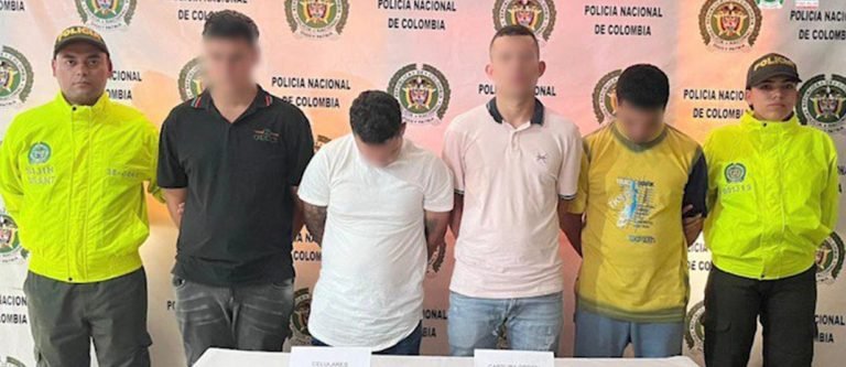 Capturaron a 4 presuntos ladrones del occidente de Antioquia: tendrían azotado el comercio de la zona