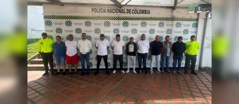 Por extracción ilegal de oro, fueron capturadas 10 personas en Marmato