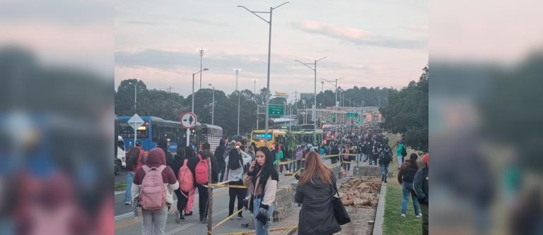 Caos en Bogotá por el paro camionero: hay seis puntos críticos para la movilidad 