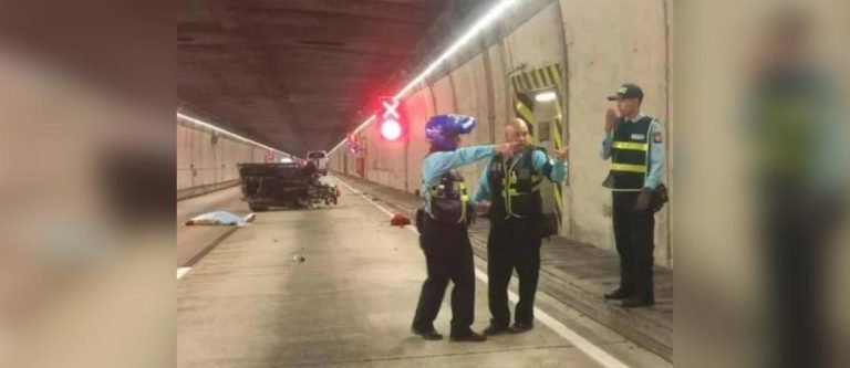 Un grave accidente en el Túnel de occidente dejó una persona muerta y generó el cierre total de la vía 