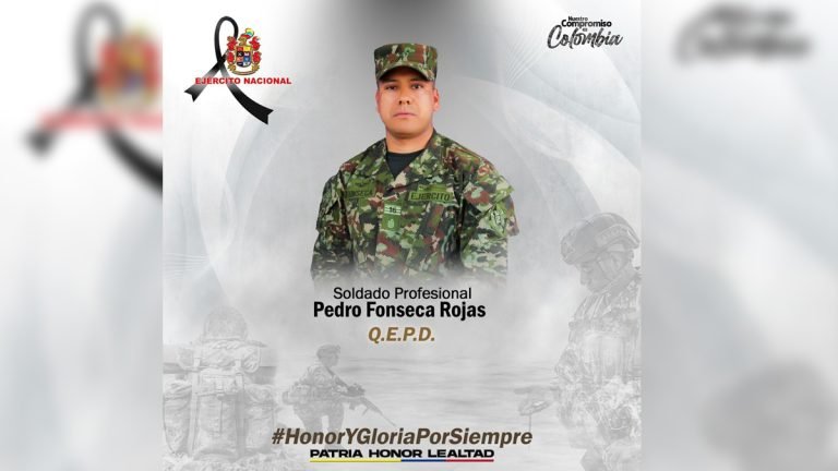 Atentado terrorista en el Plateado, acabó con la vida de un soldado y dejó tres personas heridas