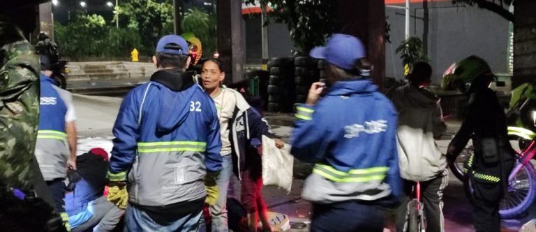 Las Autoridades continúan los controles a los habitantes de calle en Medellín