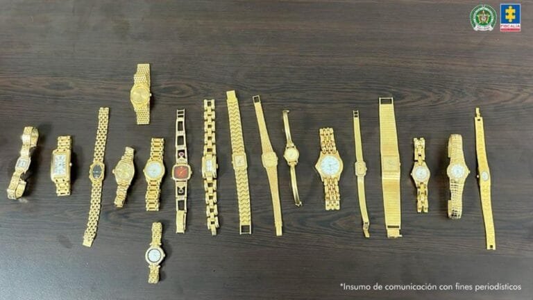 Incautaron 1.200 joyas y láminas de oro que pertenecerían al hijo de alias ‘La Gata’ 
