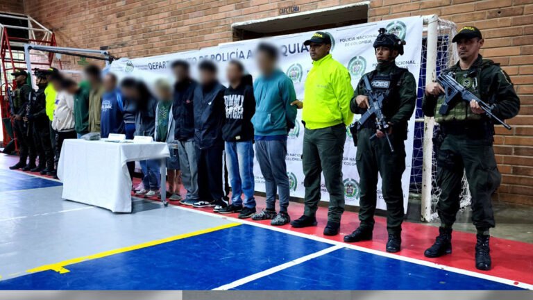 Las autoridades desarticularon el grupo delincuencial ‘Bloque Renacer’ al materializar 11 capturas