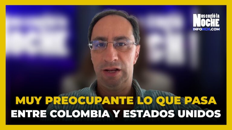 Muy preocupante lo que pasa hoy entre Colombia y Estados Unidos