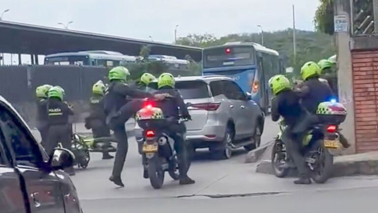 En balacera terminó una persecución a ladrones en Cali