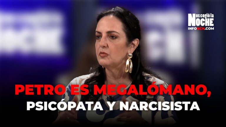 Petro es megalómano, psicópata y narcisista: María Fernanda Cabal