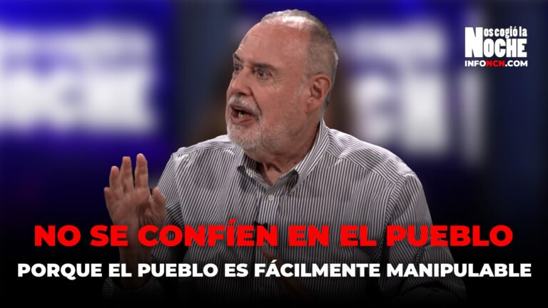 No se confíen en el pueblo porque es fácilmente manipulable: Gilberto Tobón