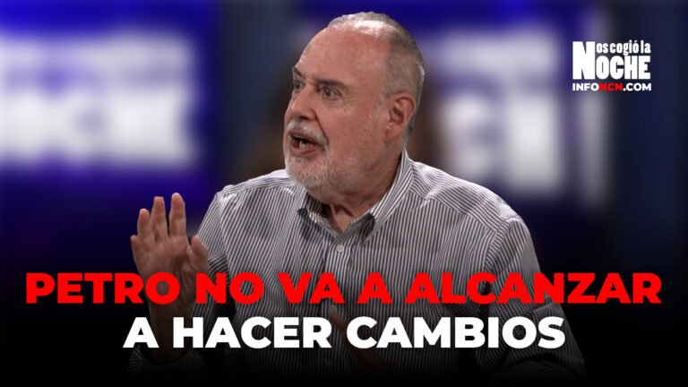 Petro no va a alcanzar a hacer cambios: Gilberto Tobón