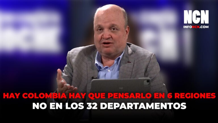 A Colombia hay que pensarlo ya en 6 regiones y no en los 32 departamentos que hay actualmente: Jorge Vélez