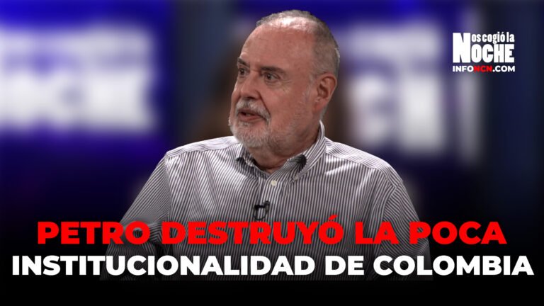 Petro destruyó la poca institucionalidad que había en Colombia: Gilberto Tobón