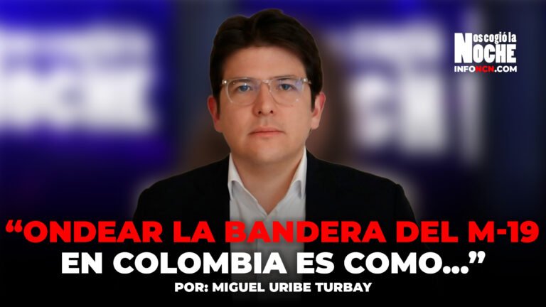 «Ondear la bandera del M-19 en Colombia es como si en Alemania ondear la bandera nazi con la cruz esvástica. Es apología al terrorismo, a la violencia»: Miguel Uribe Turbay