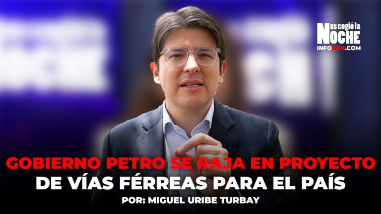Senador Miguel Uribe explica cómo el gobierno del presidente Gustavo Petro se raja en proyecto de vías férreas para el país 