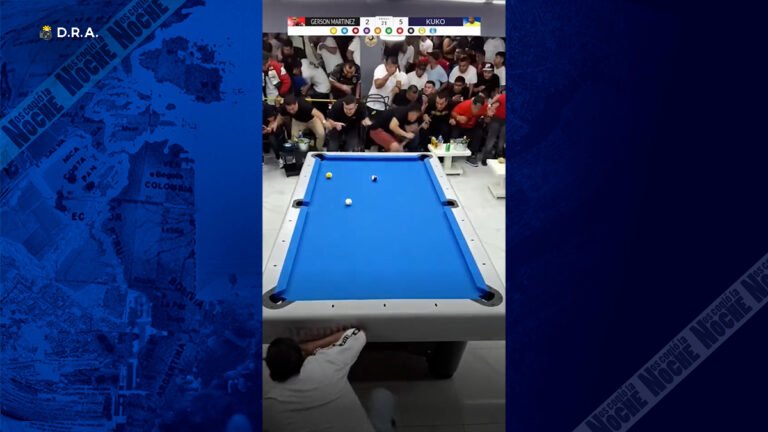 Balacera transmitida en vivo durante un torneo de billar en Norte de Santander