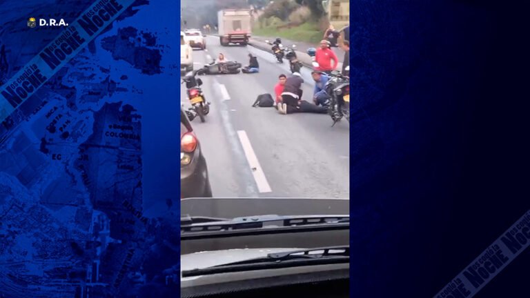 Grave accidente se presentó en la Autopista Norte, en ciclista falleció, al parecer, de un infarto