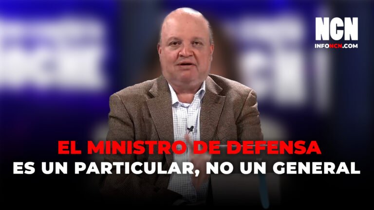 Nosotros no tenemos ningún general de ministro de Defensa, el señor ministro es un particular: Jorge Vélez, analista político