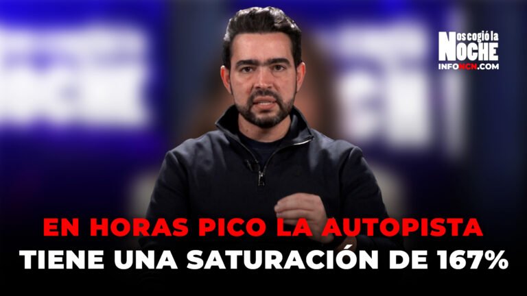 La autopista sur tiene un índice de saturación del 167 % en las horas pico: Mateo González, secretario de Movilidad de Medellín