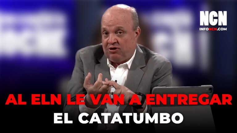 No me queda ninguna duda de que al ELN le van a entregar la zona del Catatumbo: Jorge Vélez
