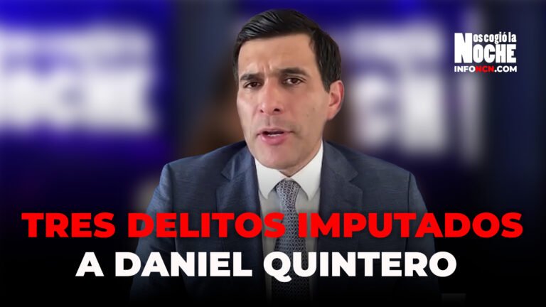 Esta es la explicación de los tres delitos que la Fiscalía le imputó la Fiscalía Daniel Quintero