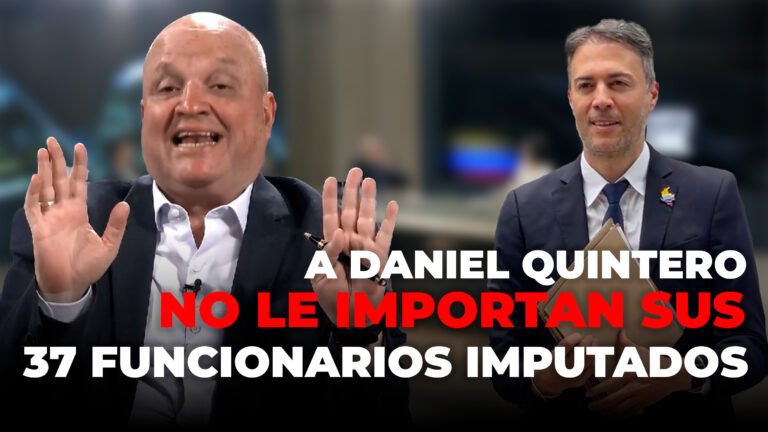 “A Daniel Quintero no le importan sus 37 funcionarios imputados, a él le importa sino su ego”: Jorge Vélez, analista político