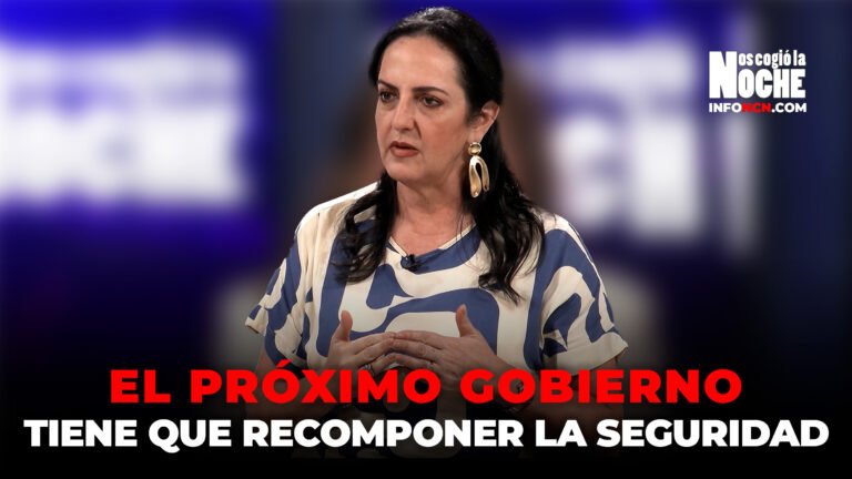 Lo primero que tiene que hacer el próximo gobierno es recomponer la seguridad: María Fernanda Cabal
