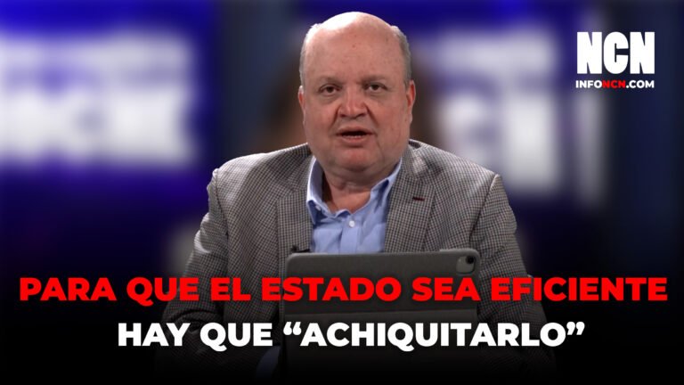 Según el analista político, Jorge Vélez, para que el Estado sea eficiente, hay que “achiquitarlo” completamente