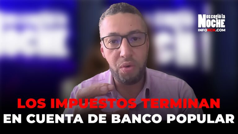 El dinero que se recoge por impuestos termina en una cuenta del Banco Popular: Christian Quiñonez