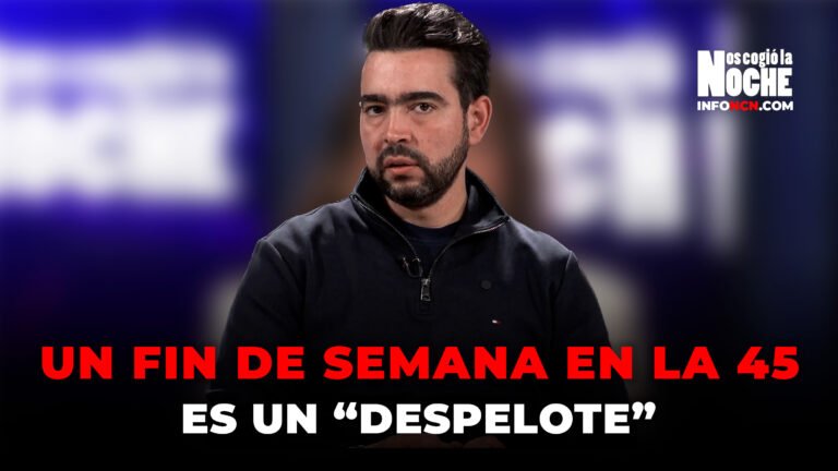 Si usted va a la 45 en Manrique, un viernes o sábado, se encuentra un despelote: Mateo González, secretario de Movilidad de Medellín