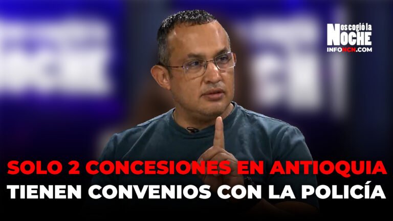 De siete concesiones viales en Antioquia, solo dos tienen convenios con la policía. Pasamos de 700 a solo 300 efectivos para todas las vías del departamento: Anderson Quiceno, presidente de ATC.