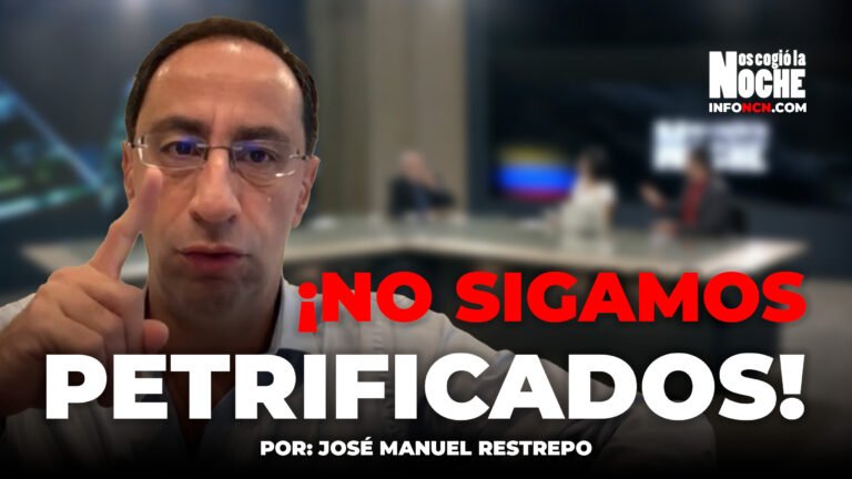 ¡NO SIGAMOS PETRIFICADOS!: José Manuel Restrepo