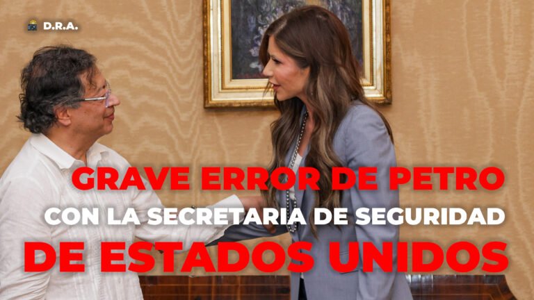 Este fue el error garrafal que cometió el presidente Petro en la reunión con la secretaria de Seguridad de Estados Unidos: Jorge Vélez