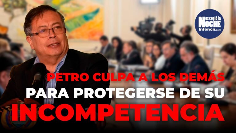 Petro, para protegerse de su incompetencia, culpa a los demás: Enrique Gómez, director del Movimiento de Salvación Nacional