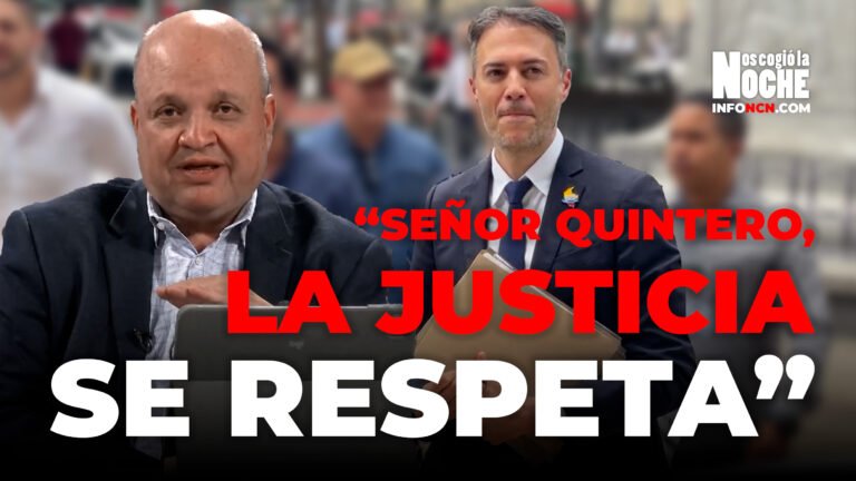 “Señor Quintero, la justicia se respeta, uno no se puede burlar de la fiscal, del juez…, eso no le queda bien a una persona que aspira a ser presidente”: Jorge Vélez