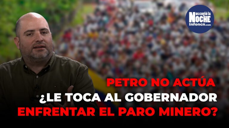 ¿Si el presidente Petro no hace nada con el paro minero, le toca al gobernador de Antioquia intervenir?