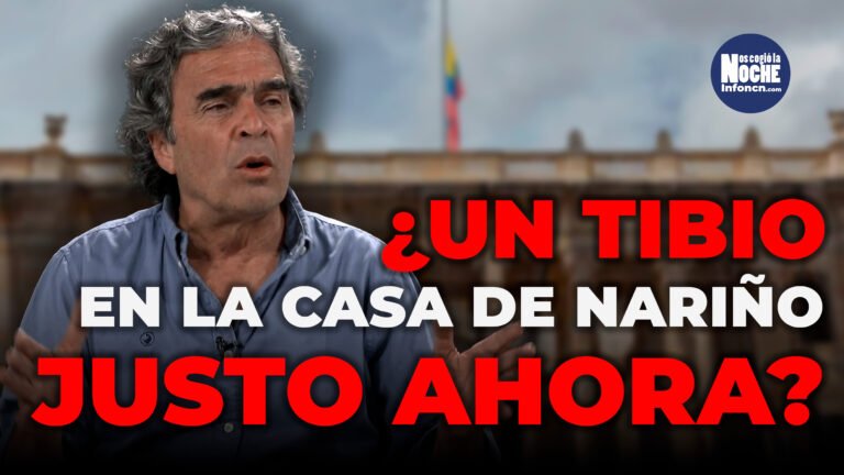 ¿Será que en este momento de calentura en Colombia se necesita un tibio en la Casa de Nariño?