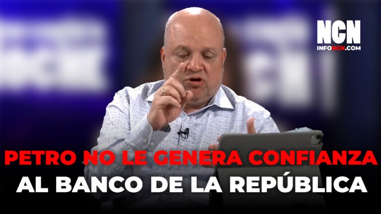 “El presidente Petro no le está generando confianza al Banco de la República”: Jorge Vélez