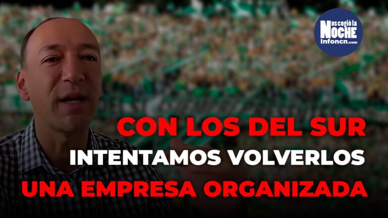 “Con la barra de Los del Sur intentamos que fueran una empresa organizada”: Juan Carlos de la Cuesta, concejal de Medellín.