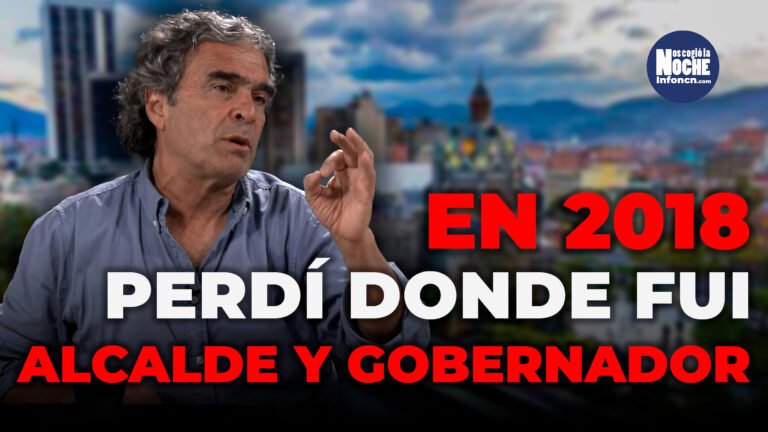 En 2.018 no llegue a segunda vuelta por 200 mil votos, aunque gané en: Cali, Bogotá y Buenaventura; pero perdí donde fui alcalde y gobernador: Sergio Fajardo, exalcalde y exgobernador
