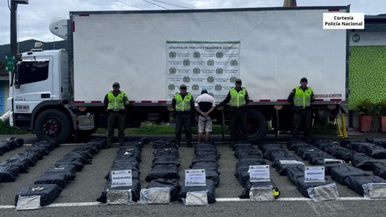 En Antioquia incautaron más de una tonelada de marihuana