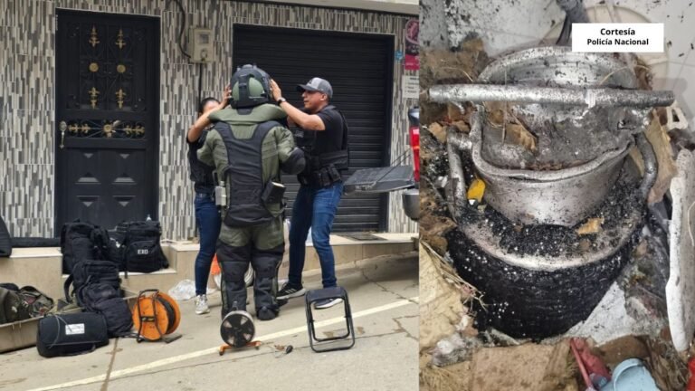 La Policía desactivó un artefacto explosivo de alto poder que fue instalado en un local en Anorí