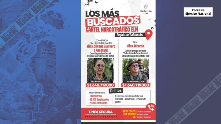 Los 2 cabecillas del ELN que se hicieron famosos por una entrevista, ya valen más de 1.600 millones